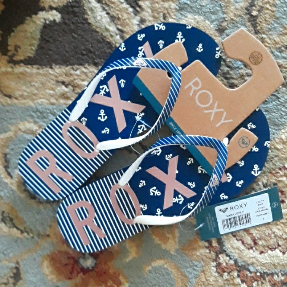 6x*Host Pick*Roxy adorable flip flop sandals - Picture 7 of 16